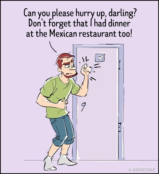 Comic Image - You take turns dealing with inconveniences.