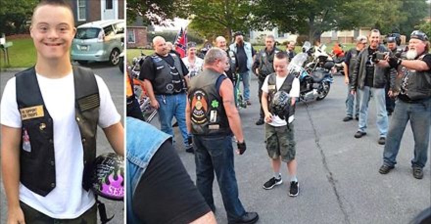 Screen Shot 2016 11 14 at 3.09.00 PM.png?resize=1200,630 - Bikers Escorted Young Boy With Down Syndrome To Protect Him Against Bullies