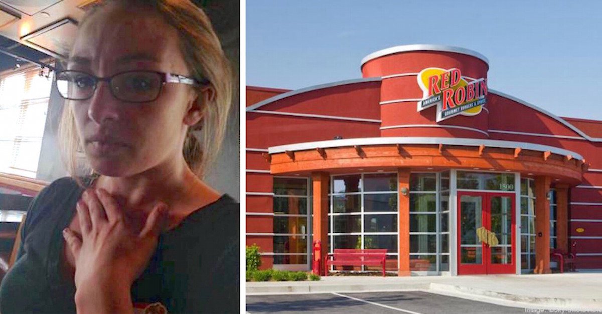 jessica red robin.jpg?resize=1200,630 - Restaurant Server Paid Lunch Of 9 Police Officers After She Found Out Their Fellow Cop Passed Away