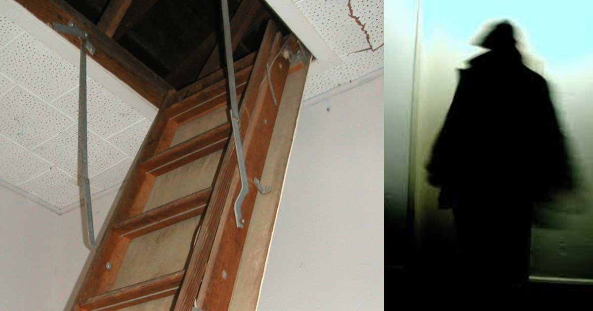stranger in attic.jpg?resize=1200,630 - Mother Discovered Stranger Living In Her Attic After Hearing Strange Noises At Night