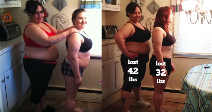 Overweight Mom And Daughter Look Unrecognizable After 100 Days Of Changing Their Habits Together 2016 12 26 오후 2.39.56 - Overweight Mom And Daughter Look Unrecognizable After 100 Days Of Changing Their Habits Together