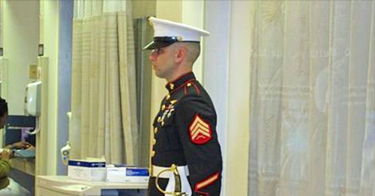 Not marine son suprise return 6
