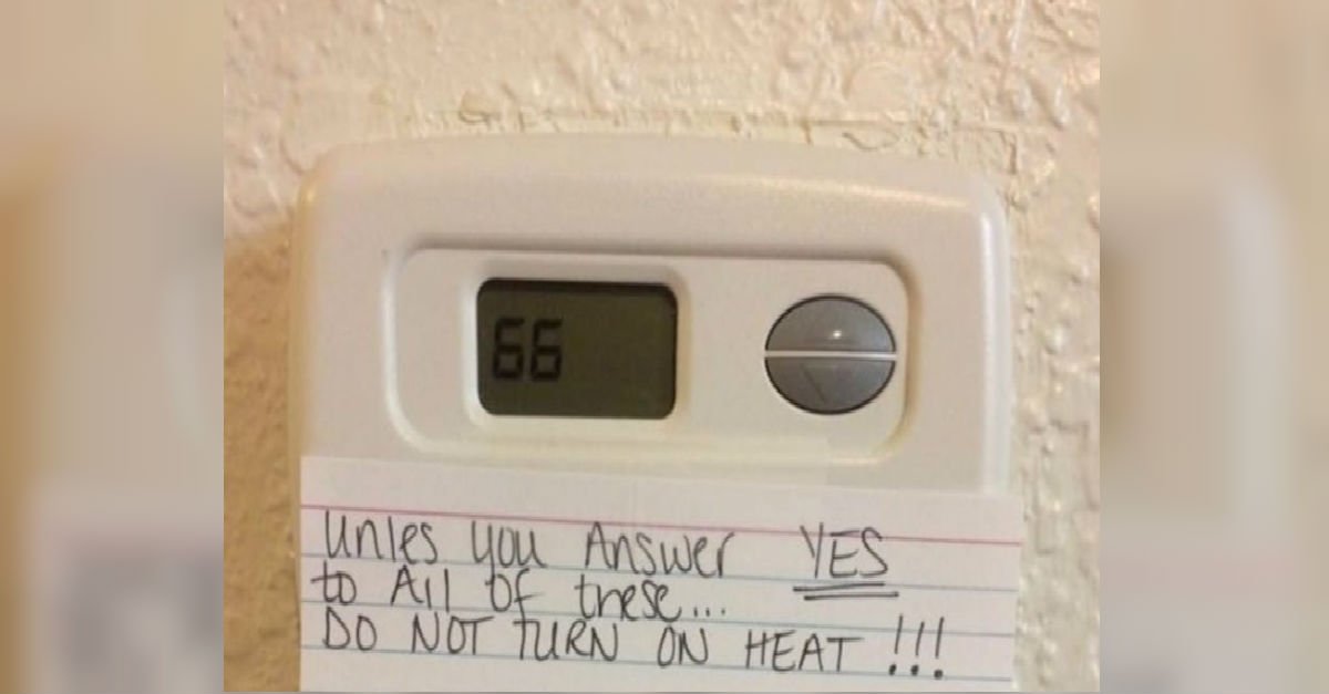 featured image.jpg?resize=1200,630 - Clever Mom Tired Of High Bills Left A Message For Her Kids Who Kept Increasing The Heat In The Home