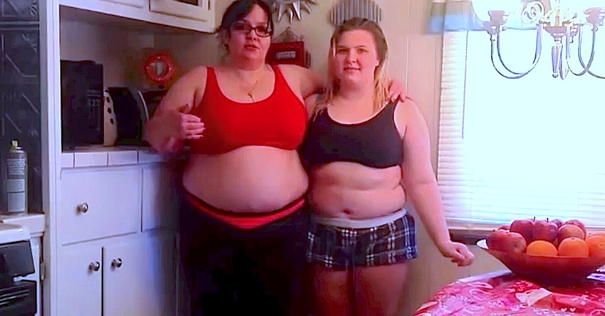 img91 1.jpg?resize=1200,630 - Overweight Mom And Daughter Look Unrecognizable After 100 Days Of Changing Their Habits Together