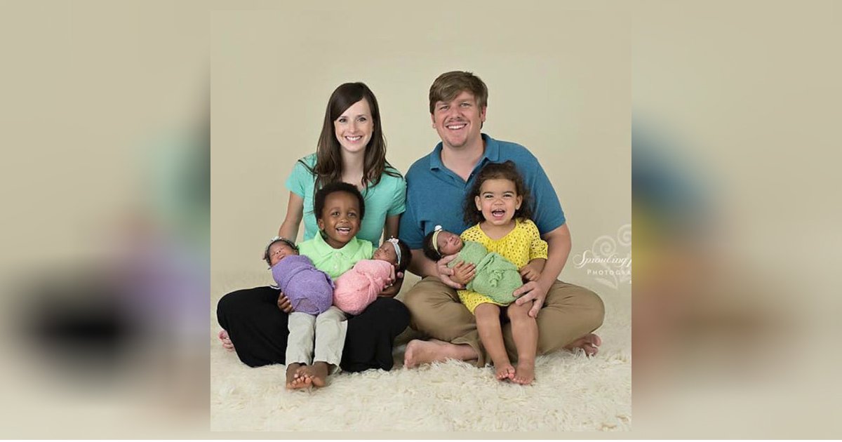 racially diverse family.jpg?resize=412,232 - Missionary Parents Have A Diverse Family Thanks To Embryos Adoption