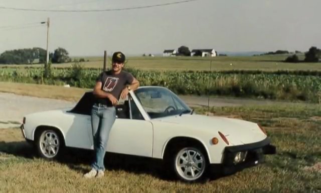 Dave and his cherished 1973 Porsche 914 2.0L. Image via YouTube
