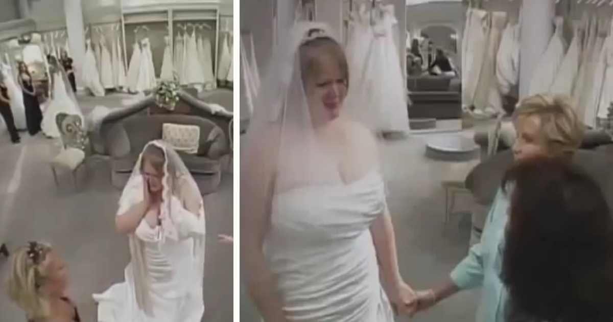 bride wedding dress bullies.jpg?resize=1200,630 - Shopper Stepped In When Mom Insulted Overweight Daughter In Wedding Dress