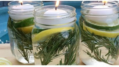 diy mason jar cover 412x232.jpg?resize=412,232 - Create Your Own All-Natural Bug Repellent In Less Than 10 Minutes! Super Easy!