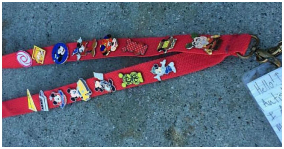 mickey pins cover.jpg?resize=1200,630 - Disneyland Employee Desperately Looked For Lanyard's Owner As Note Indicated 'I Am Autistic'