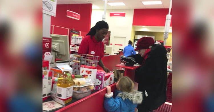 target.jpg?resize=1200,630 - Young Cashier Helped Elderly Woman But Didn't Expect To Receive Incredible Reward