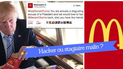 hacker ou stagiaire cacc82lin 412x232.png?resize=412,232 - « I’m loving it ». Mc Donald’s envoie un Tweet salé à Trump.