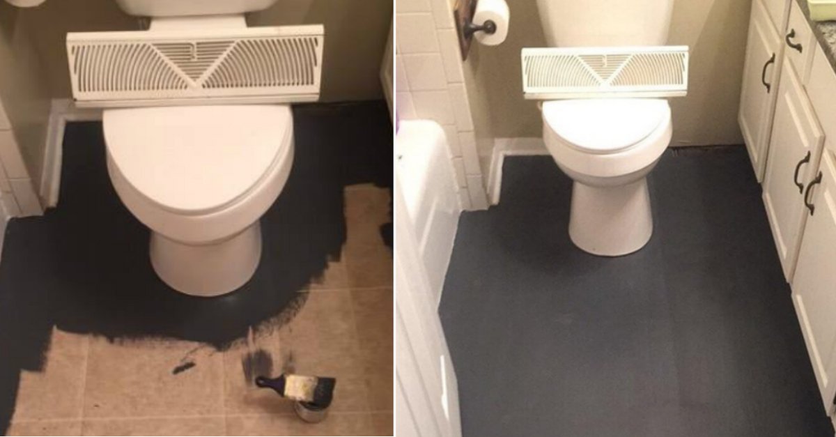 tiles.jpg?resize=1200,630 - Mom Gives Bathroom Incredible Makeover With This Creative Trick