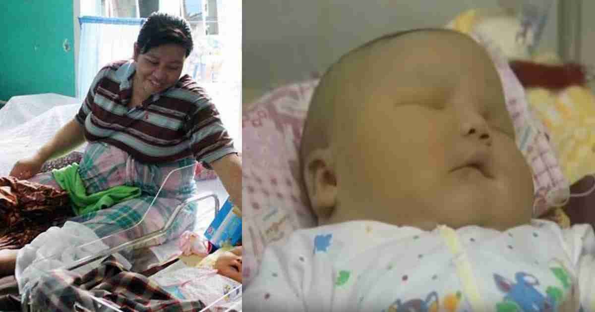 Mother Gave Birth To A Large, Record-Breaking Baby That Weighed Nearly