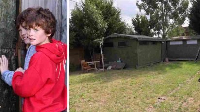 autistic twins house 412x232.jpg?resize=412,232 - Parents Built A Locked Shed With Fence Around It For Their Twin Boys With Severe Autism