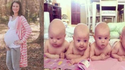 first all girl quints 412x232.jpg?resize=412,232 - After Struggling With Fertility, Woman Stunned Her Doctors With Five Babies!