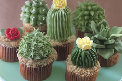 houseplantcupcakes1 web 2 412x275.jpg?resize=412,275 - Ces cupcakes cactus sont trop beaux pour être mangés !