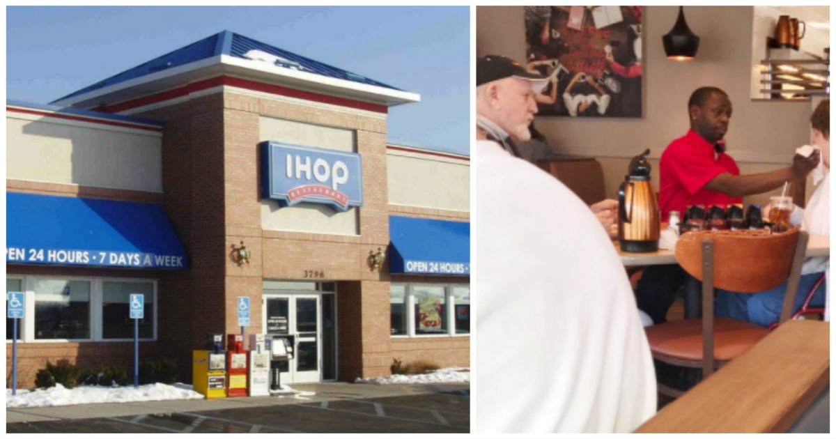 IHOP Server Took Away Disabled Woman's Fork And Started To Feed Her