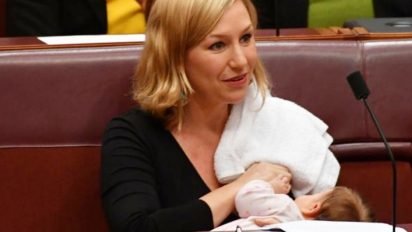 lw1 412x232.jpeg?resize=412,232 - Cette sénatrice australienne allaite son bébé au Parlement et rentre dans l’Histoire