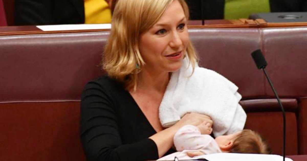 lw1.jpeg?resize=1200,630 - Cette sénatrice australienne allaite son bébé au Parlement et rentre dans l’Histoire
