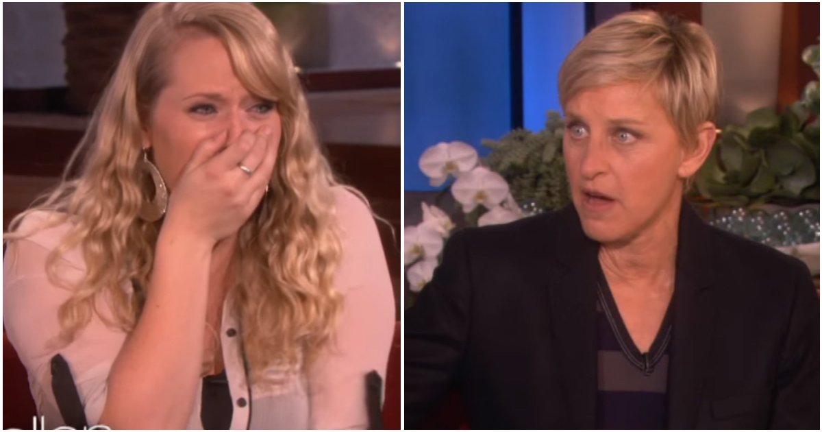 waitress pays soldier ellen.jpg?resize=412,232 - Struggling Single Mom Only Earned $8 A Day, Ellen Invited Her To The Show And Changed Her Life