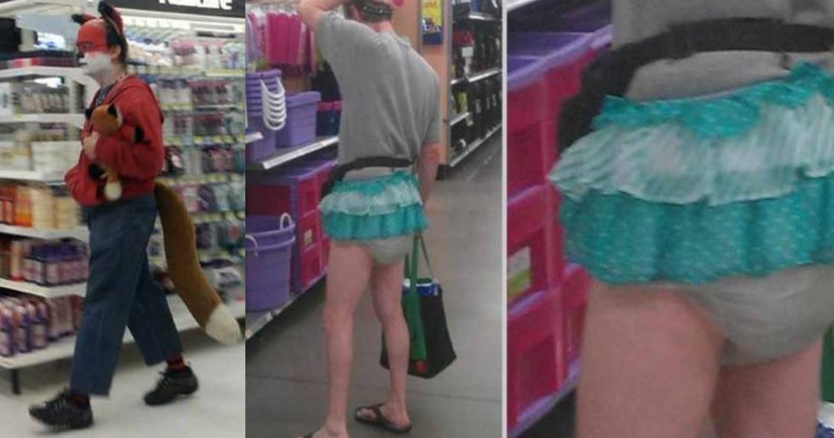 44 people of walmart.jpg?resize=412,275 - Découvrez ces 44 photos de clients les plus étranges et les plus insolites dans les supermarchés !