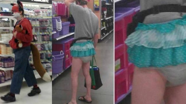 44 people of walmart.jpg?resize=412,275 - 44 Funny Photos of the Strangest, Most Unusual Shoppers from Walmart
