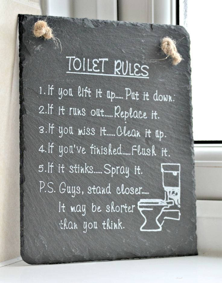 16 Hilarious and Clever Bathroom Signs Small Joys