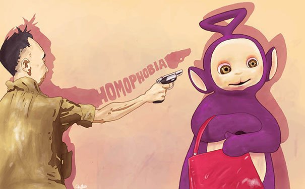 현대 사회의 '어두운 면'을 소름끼치게 표현한 일러스트 23장 controversial illustrations luis quiles gunsmithcat 13 - 현대 사회의 '어두운 면'을 소름끼치게 표현한 일러스트 23장