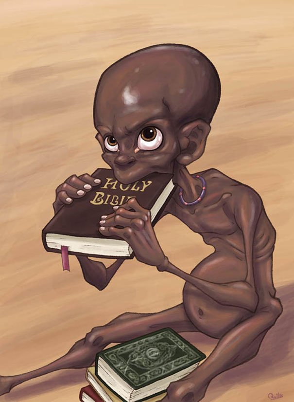 현대 사회의 '어두운 면'을 소름끼치게 표현한 일러스트 23장 controversial illustrations luis quiles gunsmithcat 7 - 현대 사회의 '어두운 면'을 소름끼치게 표현한 일러스트 23장