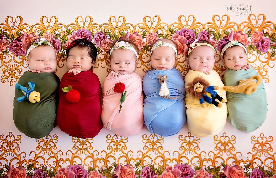 eab3b5eca3bc 1.jpg?resize=1200,630 - 디즈니 공주님으로 변신한 6명의 사랑스러운 아기들 (사진)