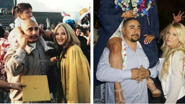 fdgdfgdfg.jpg?resize=412,275 - Toddler Took A Photo At Her Parents' Highschool Graduation. After 17 Years, She Takes It Again At Her Own Graduation