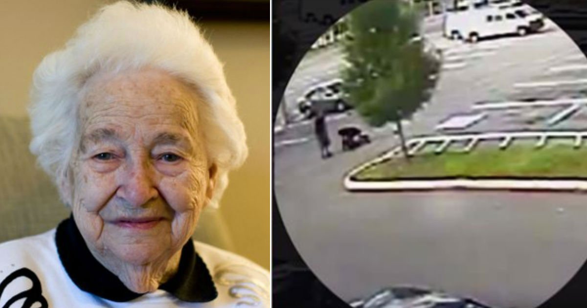 grandma threat at mall 2 1.jpg?resize=412,275 - Grandma Saved By Navy Veteran Who Knocked Her Assailant To The Ground