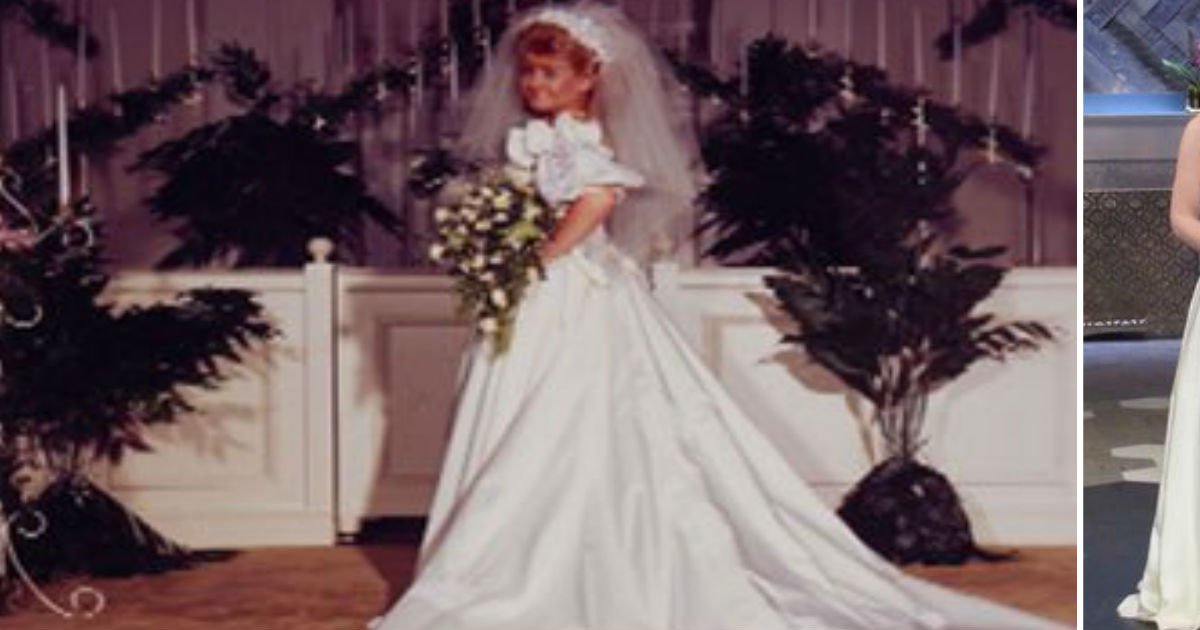 mom wedding dress.jpg?fit=1024%2C538&ssl=1&strip=all - Bride Gets Mom's Old Dress. When She Grabs Scissors, Mom Immediately Breaks Down Into Tears