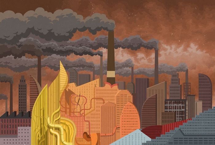 현대 사회의 '어두운 면'을 소름끼치게 표현한 일러스트 23장 todays problems illustrations john holcroft 57 593113ef9f0f2 700 - 현대 사회의 '어두운 면'을 소름끼치게 표현한 일러스트 23장