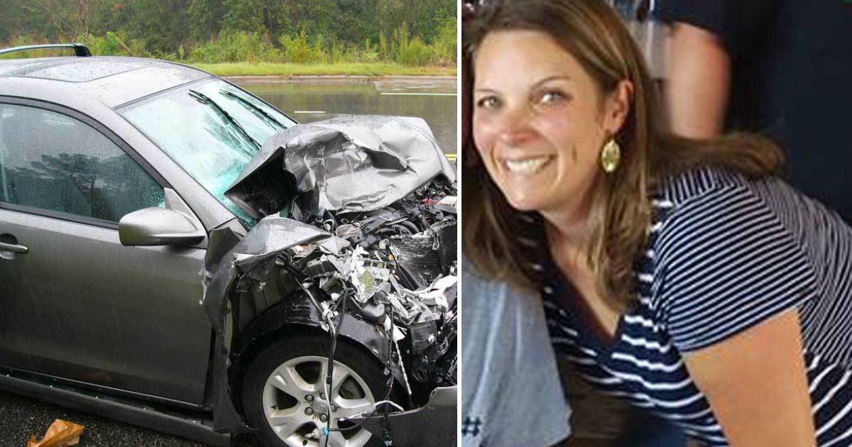 woman saves man.jpg?resize=1200,630 - Man Survived Critical Car Accident Thanks To Stranger Who Wouldn't Give Up On Him