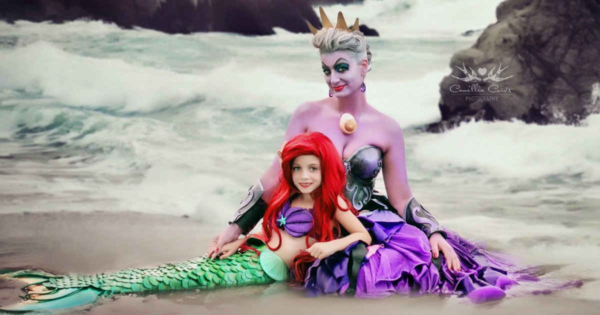 camillia courts 2.jpg?resize=1200,630 - Mãe e filha fazem cosplay de princesas e vilãs famosas da Disney
