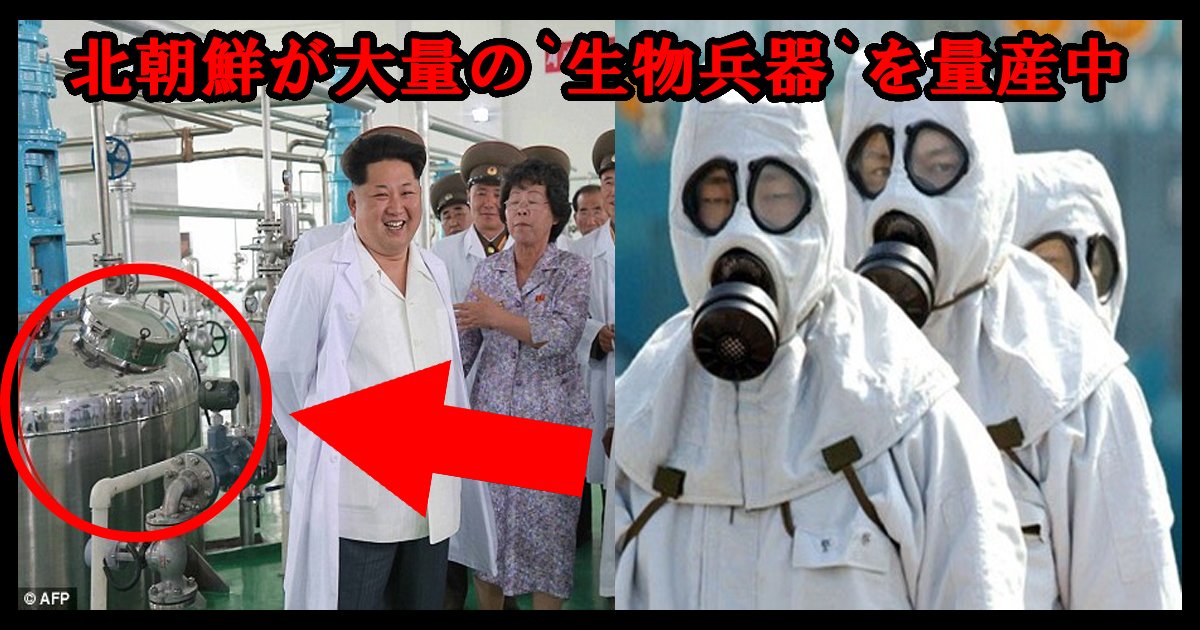 kitachosen ttl.jpg?resize=412,275 - 【緊急】北朝鮮が大量の“生物兵器”を量産中、12月までに日本をウイルス攻撃で数百万人死亡か!?