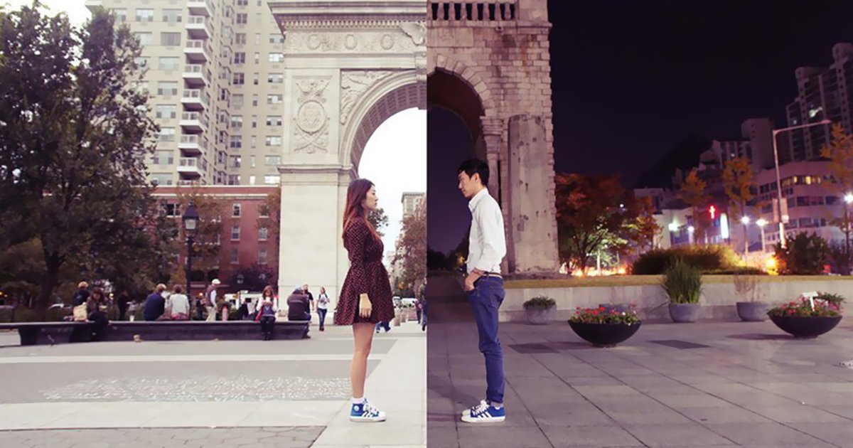 long distance relationship korean couple photo collage half shiniart fb.jpg?resize=1200,630 - 11個「緊緊抓住」遠距男友心的小技巧！用距離讓他更黏妳  #7 鹹濕視訊和文字調情絕對必要！
