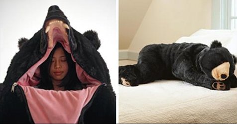 screen shot 2017 10 13 at 4 36 18 pm.png?resize=412,232 - Awesome Bear Sleeping Bag That Will Let You Sleep Forever!
