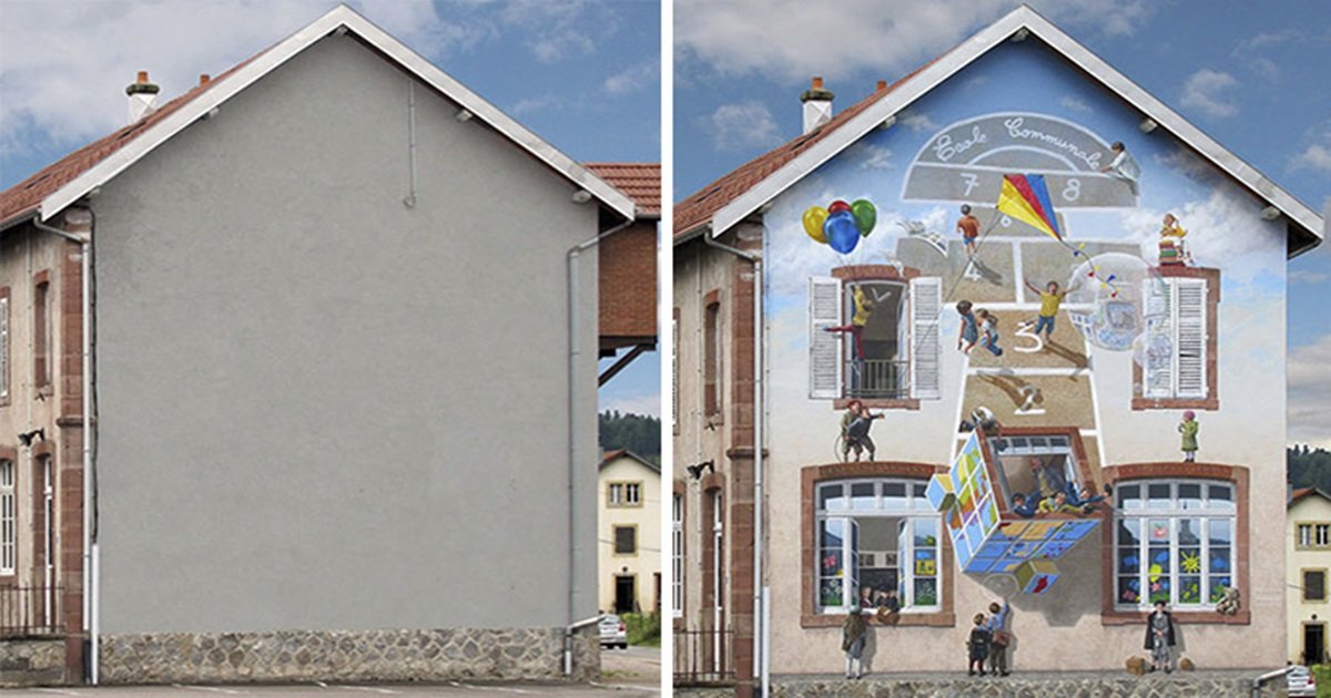 street art realistic fake facades patrick commecy 57750cc37f1ff  700 1.jpg?resize=1200,630 - 지루한 도시의 벽에 활기를 불어 넣어 준 프랑스 작가