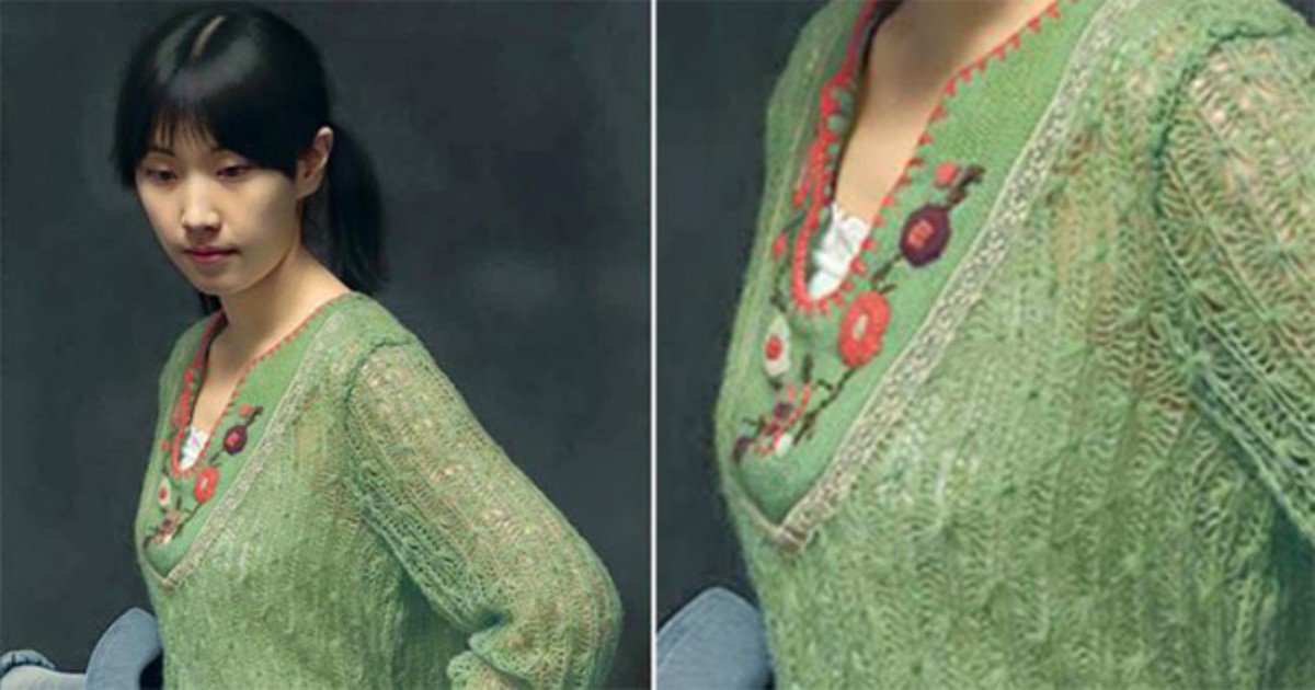 t28 22.jpg?resize=1200,630 - 당신의 눈을 의심케 하는 초록 스웨터를 입은 여성, 인터넷 상 '화제'