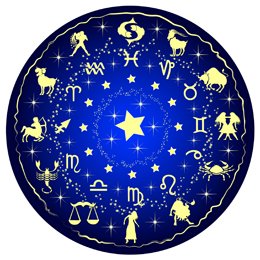 illustration of a zodiac disc