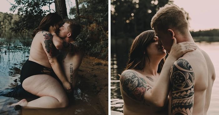 body positive couple photoshoot wolf rose photography fb4  700 png.jpg?resize=412,275 - Woman’s Viral Photo Shoot With Fiancé Has An Empowering Message
