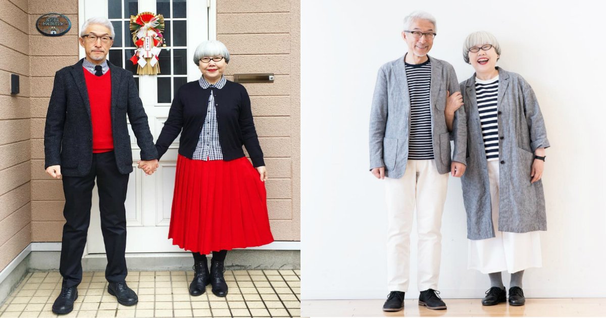 casal.jpg?resize=412,232 - Esse casal fofo de japoneses combina roupas todos os dias há mais de 37 anos