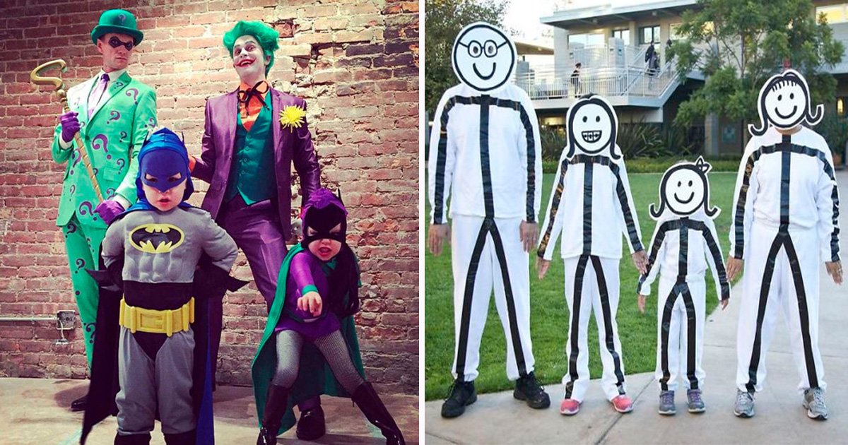 7 times families absolutely nailed their halloween costumes