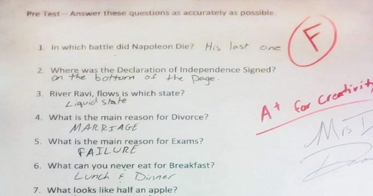 ec8db8eb84ac ebb3b5eab5aceb90a8 ebb3b5eab5aceb90a8 8.jpg?resize=412,275 - Crafty Ways of Answering Questions In The Exams When You Don’t Know What The Answer Is