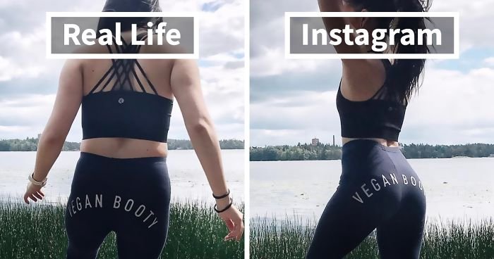 health blogger instagram real life difference saggysara fb5  700 png.jpg?resize=412,232 - Health Blogger Reveals The Secret Of Instagram Pics