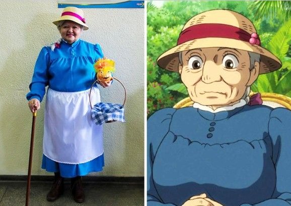 アニメのおばあちゃんキャラのコスプレで大人気となった50歳女性 Hachibachi