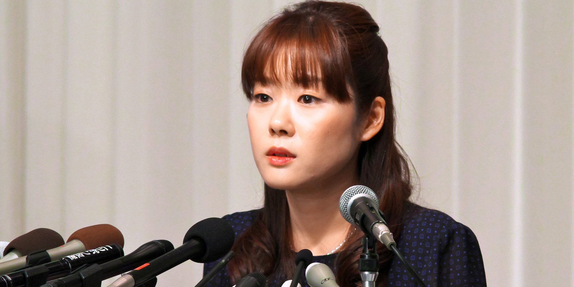 Haruko Obokata, a researcher at Riken research institution, attends a news conference in Osaka, Japan, on Wednesday, April 9, 2014. Japans Riken research center said on April 1 some data were falsified in a pair of studies that had outlined a simpler, quicker way of making stem cells. Obokata, who had led the studies, told reporters today she was able to replicate STAP stem cells more than 200 times. Photographer: Tetsuya Yamada/Bloomberg via Getty Images