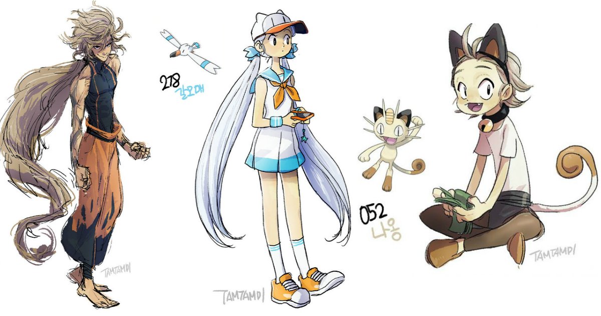 pokemon.jpg?resize=412,275 - Artista desenha Pokémons como humanos. Confira!